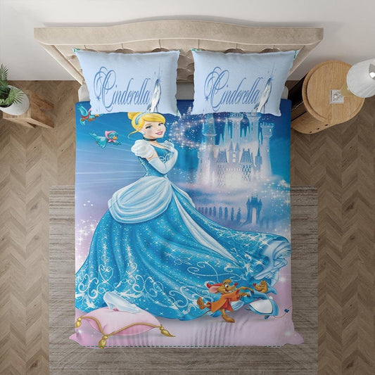 Aschenputtel Disney Prinzessin 03 Bettwäsche Bettbezug Kissenbezug