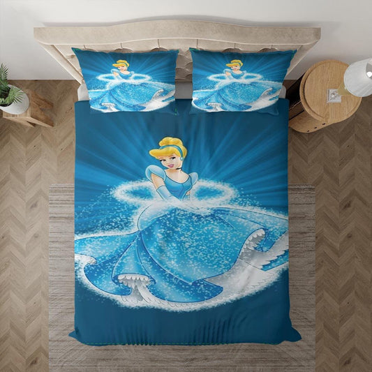 Aschenputtel Disney Prinzessin 02 Bettwäsche Bettbezug Kissenbezug