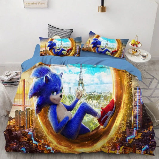 Sonic the Hedgehog 11 Bettwäsche Bettbezug Kissenbezug