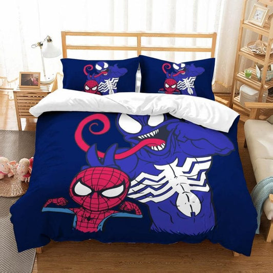 Venom Spider Man Bettwäsche Bettbezug Kissenbezug