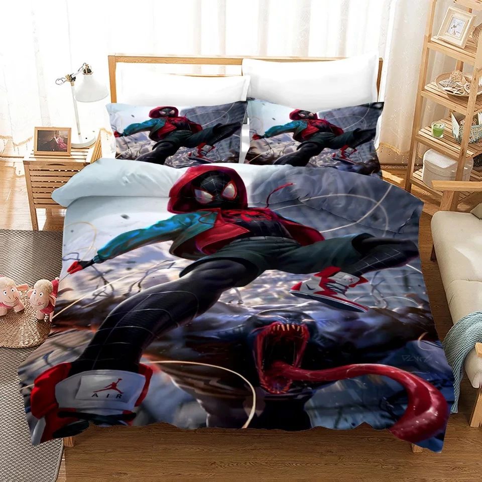 Venom Miles Morales Bettwäsche Bettbezug Kissenbezug