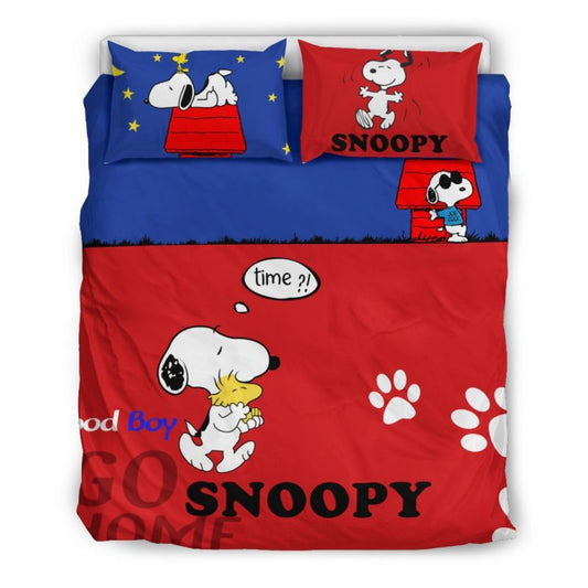 Snoopy 2227 Bettwäsche Bettbezug Kissenbezug