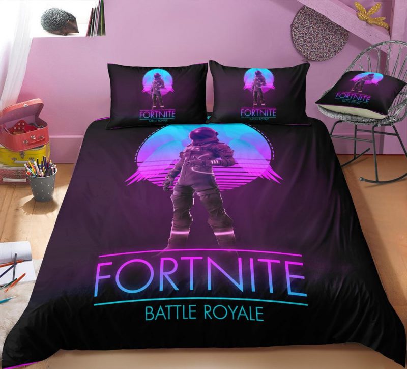 Space Wings Fortnite Gamer Bettwäsche Bettbezug Kissenbezug