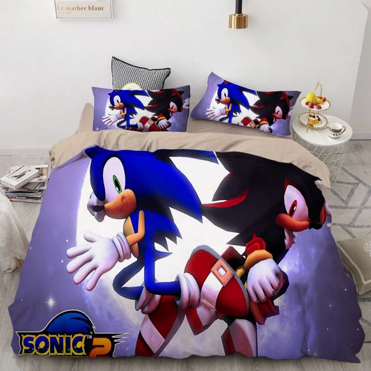 Sonic the Hedgehog 1 Bettwäsche Bettbezug Kissenbezug