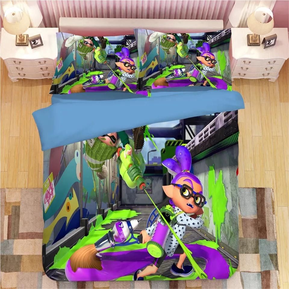 Splatoon 36 Bettwäsche Bettbezug Kissenbezug