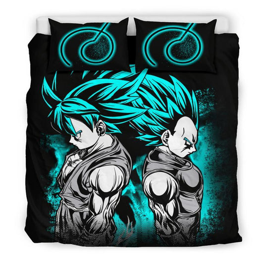 Son Goku und Vegeta Dragonball Bettwäsche Bettbezug Kissenbezug