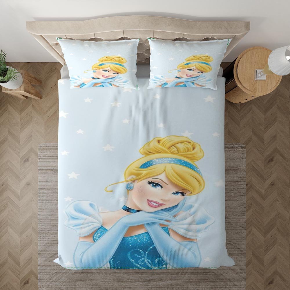 Aschenputtel Disney Prinzessin 01 Bettwäsche Bettbezug Kissenbezug