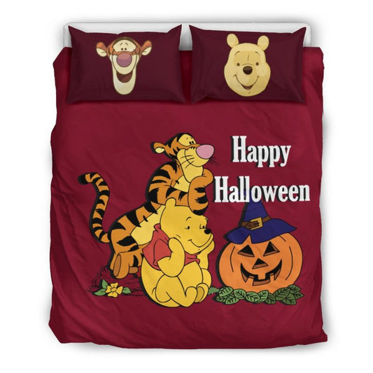 Winnie Pooh Halloween Bettwäsche Bettbezug Kissenbezug