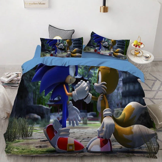 Sonic the Hedgehog 66 Bettwäsche Bettbezug Kissenbezug