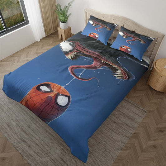 Spider Man Venom Filme Fan Geschenk Spider Man Venom Bettwäsche Bettbezug Kissenbezug