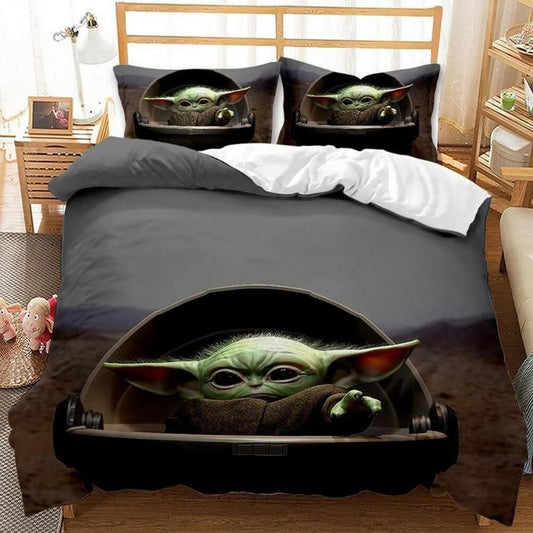 Star Wars Meister Yoda 3 Bettwäsche Bettbezug Kissenbezug