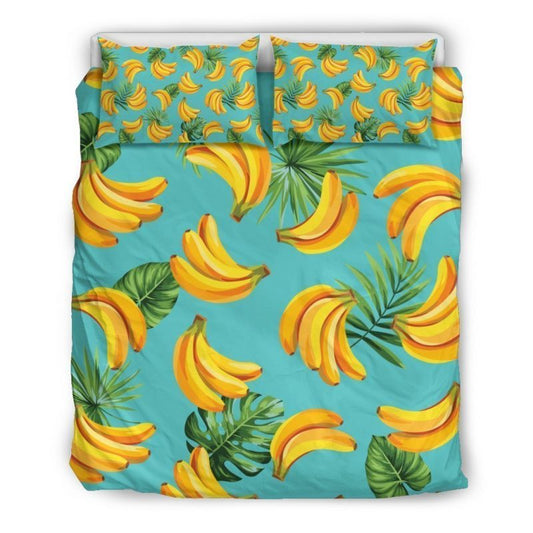 Tropical Bananenblatt Bettwäsche Bettbezug Kissenbezug