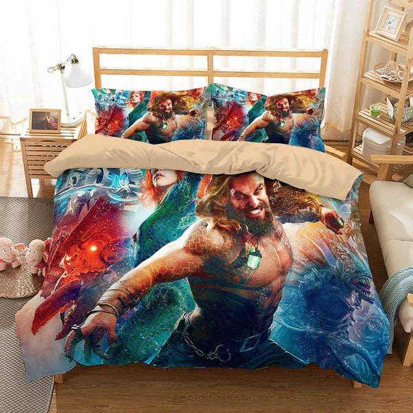 Aquaman 10 Bettwäsche Bettbezug Kissenbezug