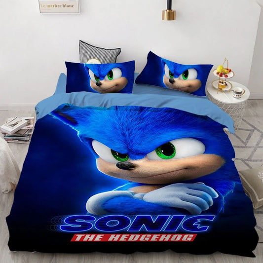 Sonic the Hedgehog 13 Bettwäsche Bettbezug Kissenbezug