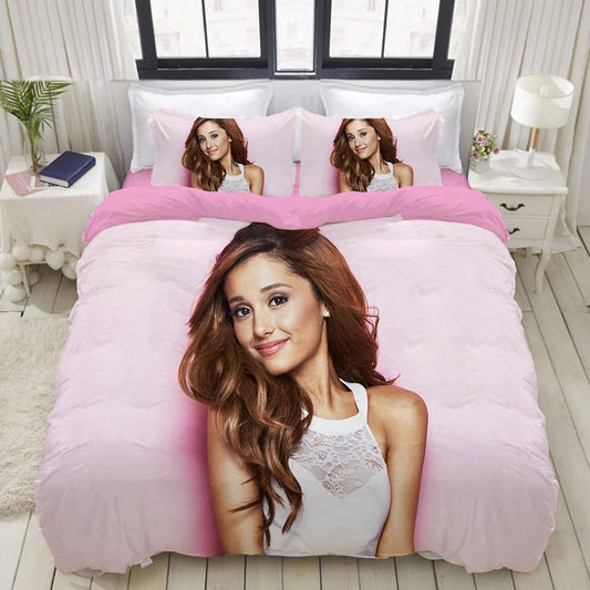 Ariana Grande 01 Bettwäsche Bettbezug Kissenbezug