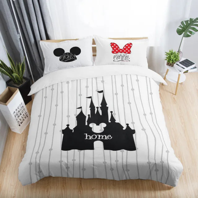 ÿMinnie Mickey Disney 221 Bettwäsche Bettbezug Kissenbezug