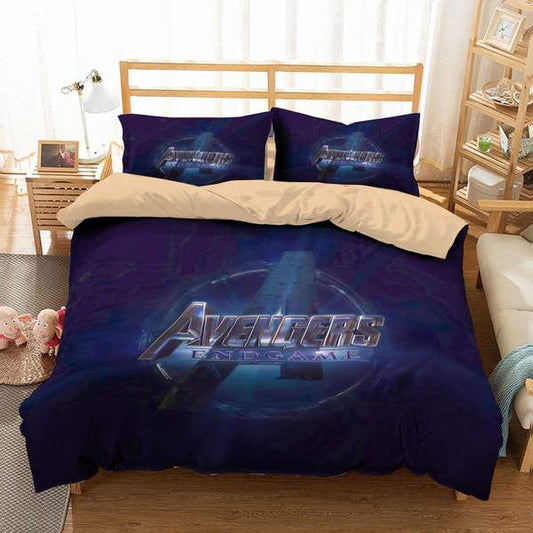 Avengers Endgame 2 Bettwäsche Bettbezug Kissenbezug