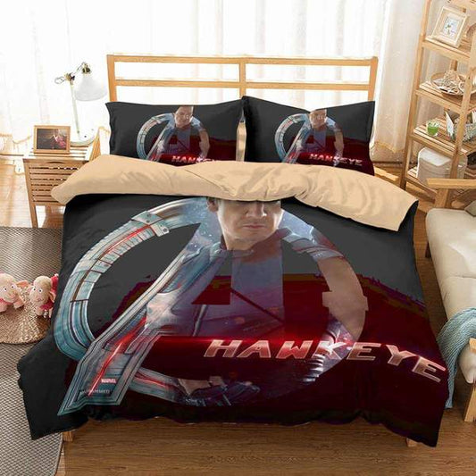 Avengers Endgame Hawkeye Bettwäsche Bettbezug Kissenbezug