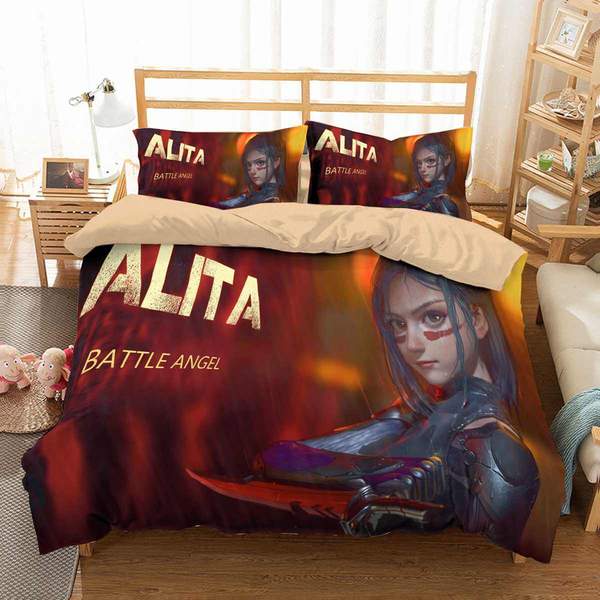 Alita Battle Angel Bettwäsche Bettbezug Kissenbezug