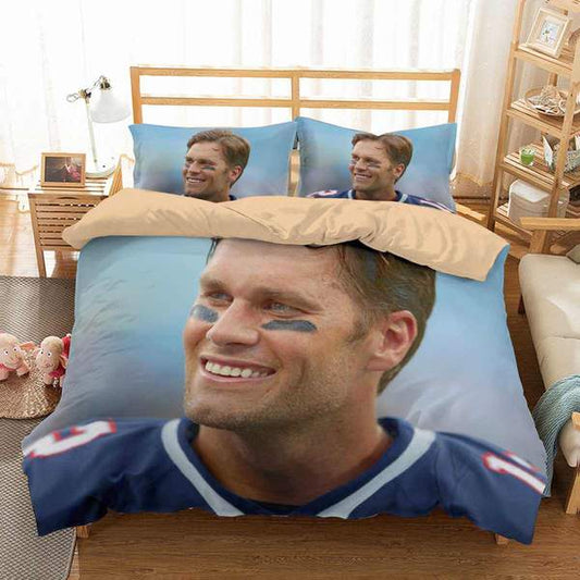 Tom Brady Bettwäsche Bettbezug Kissenbezug