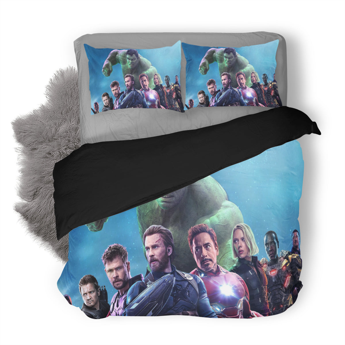 Avengers End Game 6 Bettwäsche Bettbezug Kissenbezug