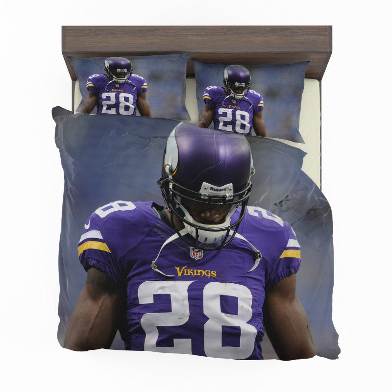 Adrian Peterson Minnesota Vikings American Football Bettwäsche Bettbezug Kissenbezug