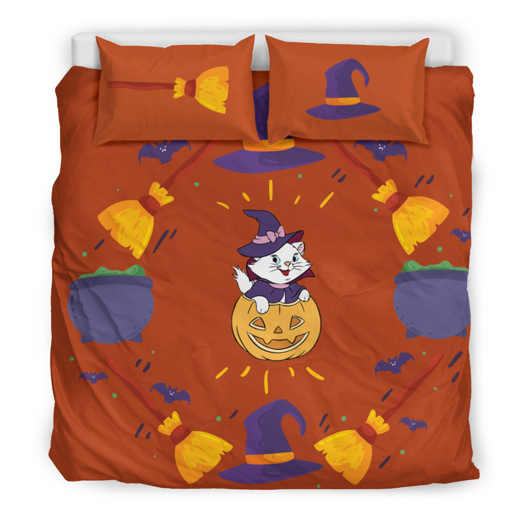 Aristocats Halloween Bettwäsche Bettbezug Kissenbezug