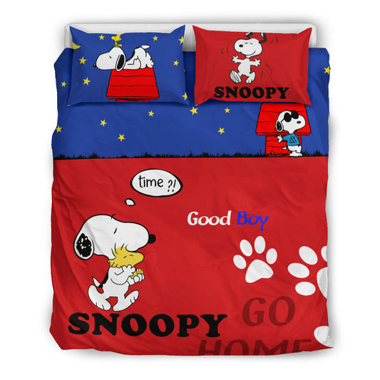 Snoopy 2226 Bettwäsche Bettbezug Kissenbezug