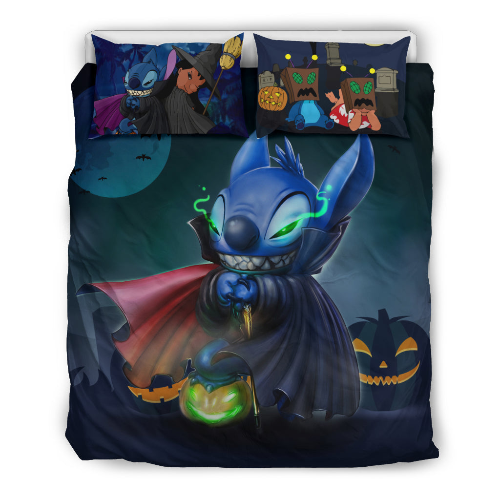 Stitch Halloween 2227 Bettwäsche Bettbezug Kissenbezug