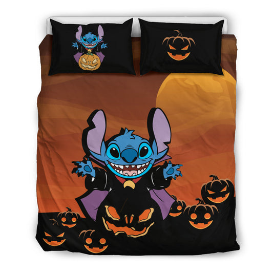 Stitch Halloween 2228 Bettwäsche Bettbezug Kissenbezug