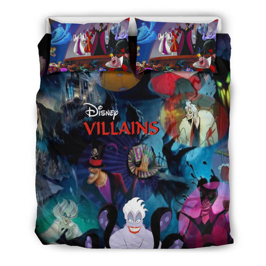 Villains Disney Bettwäsche Bettbezug Kissenbezug