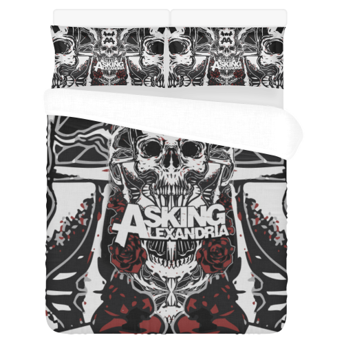 Asking Alexandria 3 Bettwäsche Bettbezug Kissenbezug