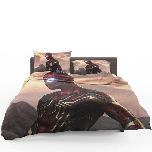 Spider Man Iron Spider Marvel Avengers Infinity War Bettwäsche Bettbezug Kissenbezug